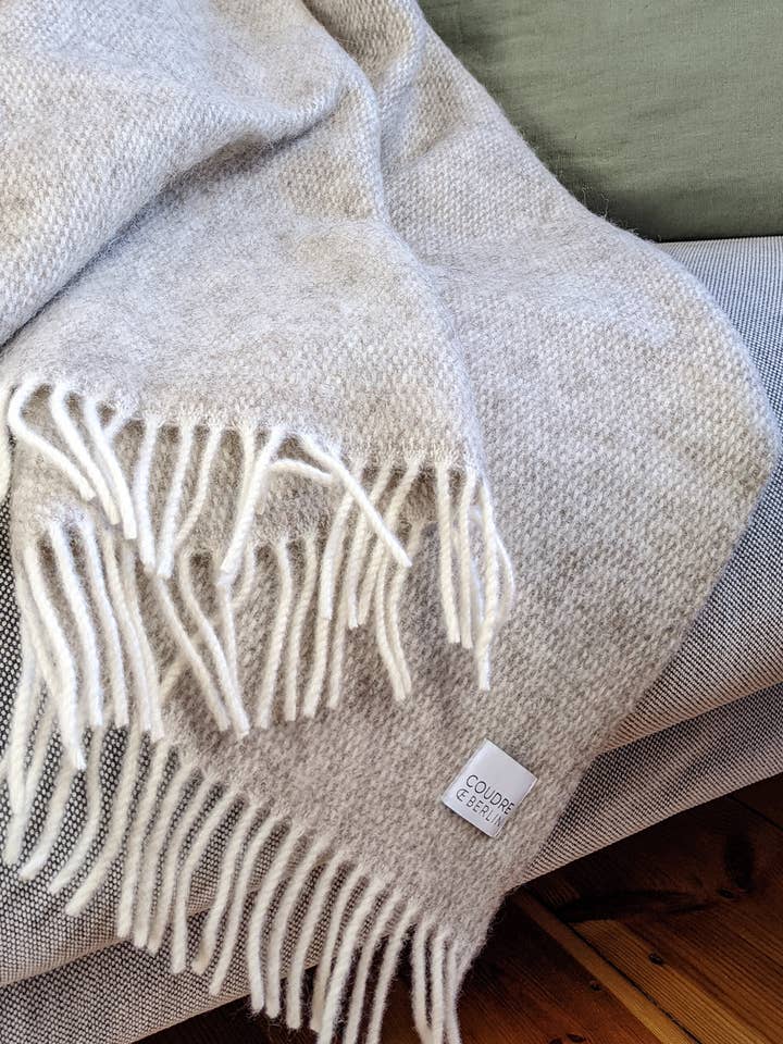 Pickstitch Calcário Manta de lã por atacado de Coudre Berlin