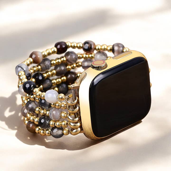 Cape Diablo - Wholesale Watch Band/Strap - Women's - Agate Elegance Stretch Apple Watch Strap