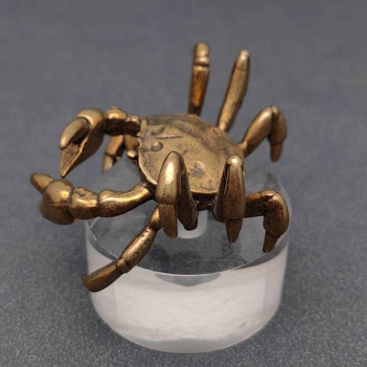 Mio Queena - Wholesale Decorative Figurine - Brass Crab Desktop Ornaments Decoration