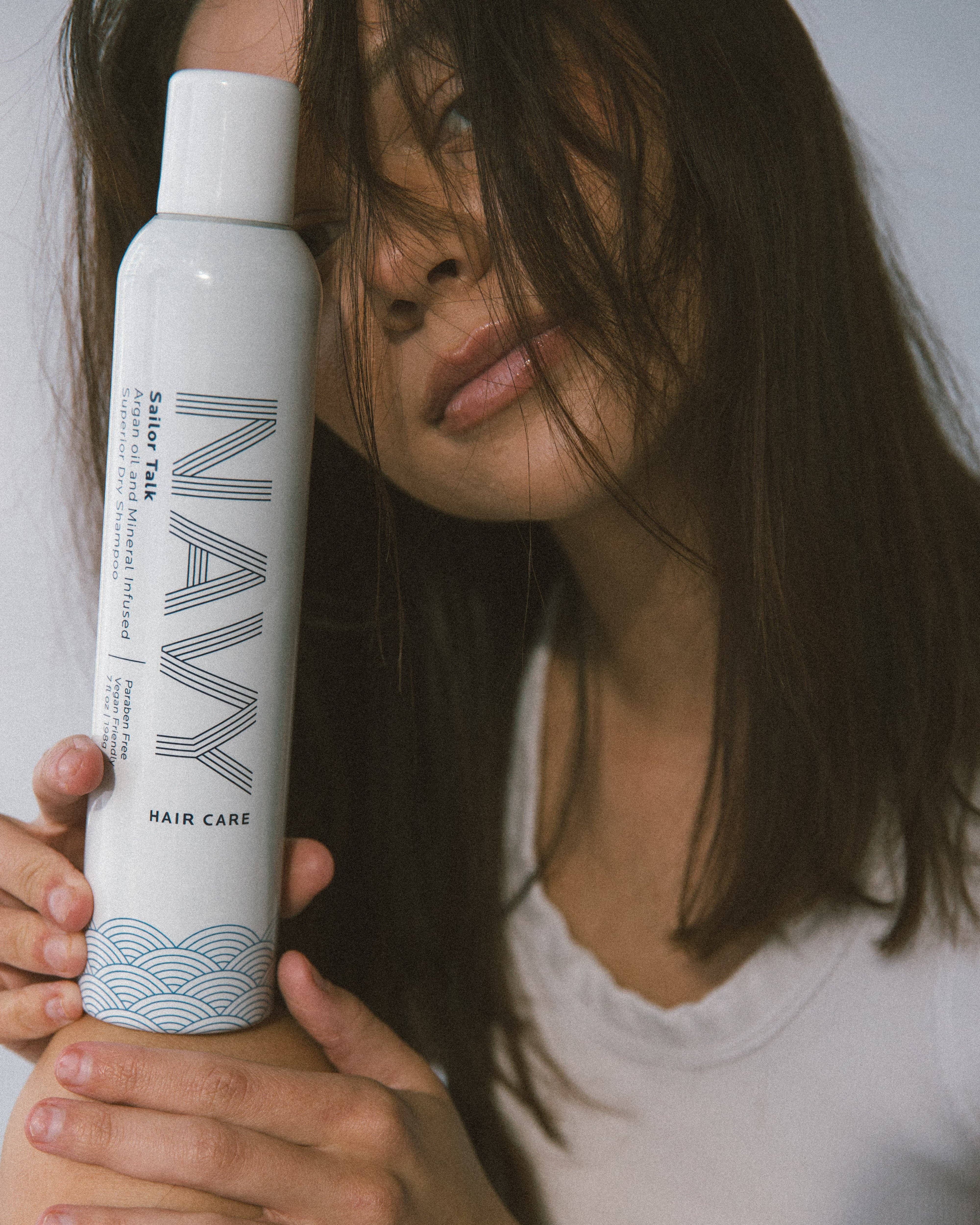 NAVY HAIR CARE - Wholesale Dry Shampoo - Sailor Talk Argan Oil and Mineral Infused Superior Dry Shampoo