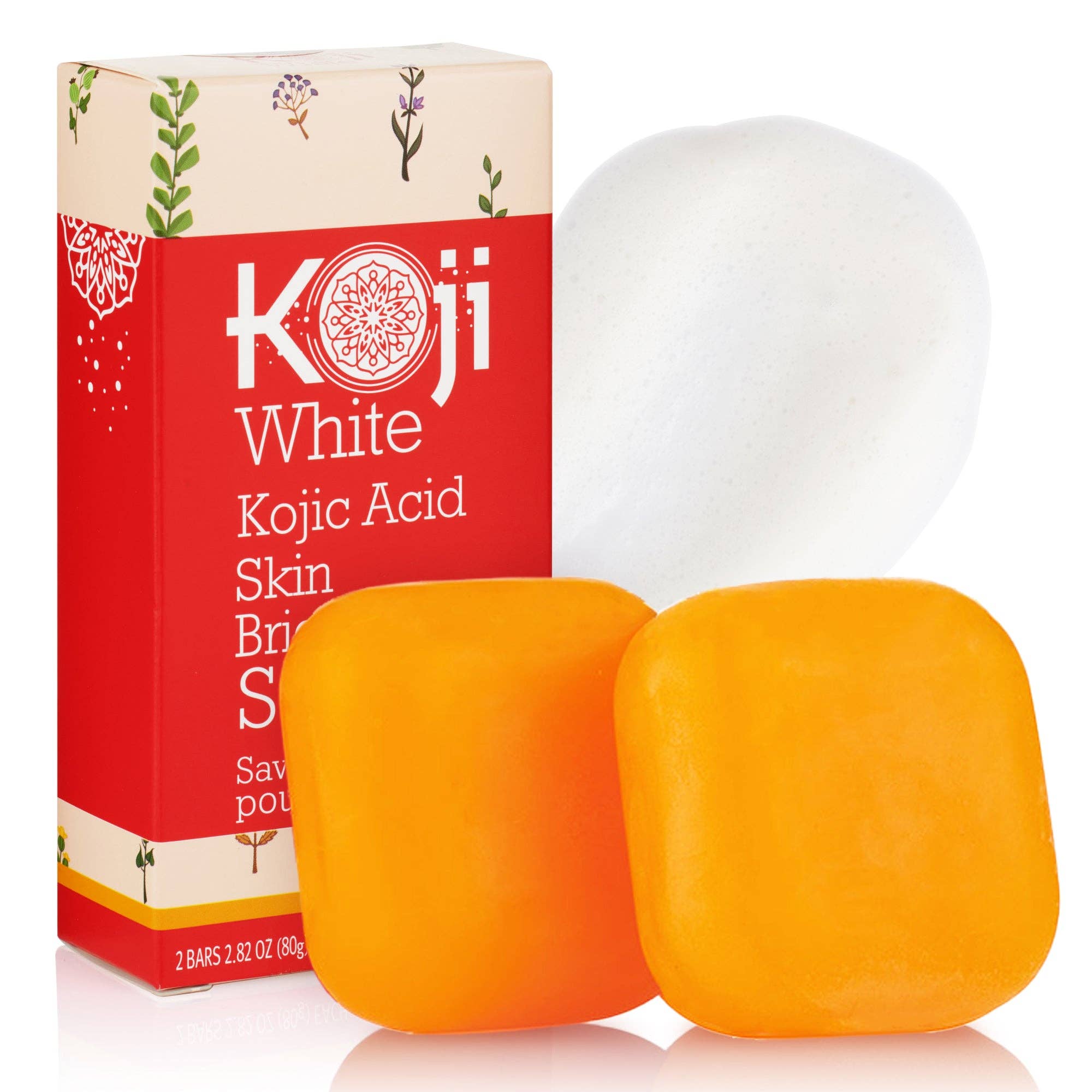 Koji White - Wholesale Bar Soap - Pure 5% Kojic Acid Skin Brightening Soap (2 Bars)1