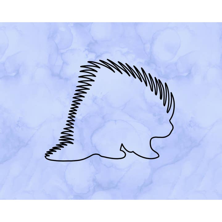Porcupine Outline Decal (2") for wholesale by Sticking with You