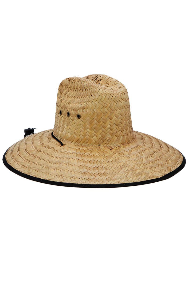 Cap Zone - Wholesale Straw Hat - Women's - Quarterhorse Wide Dome Brim Straw Lifeguard Hat6