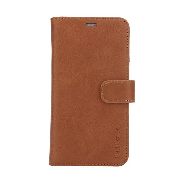 2 en 1 exclusif - iPhone X/XS - Cuir véritable - 86 % de protection - Marron pour la vente par Radicover