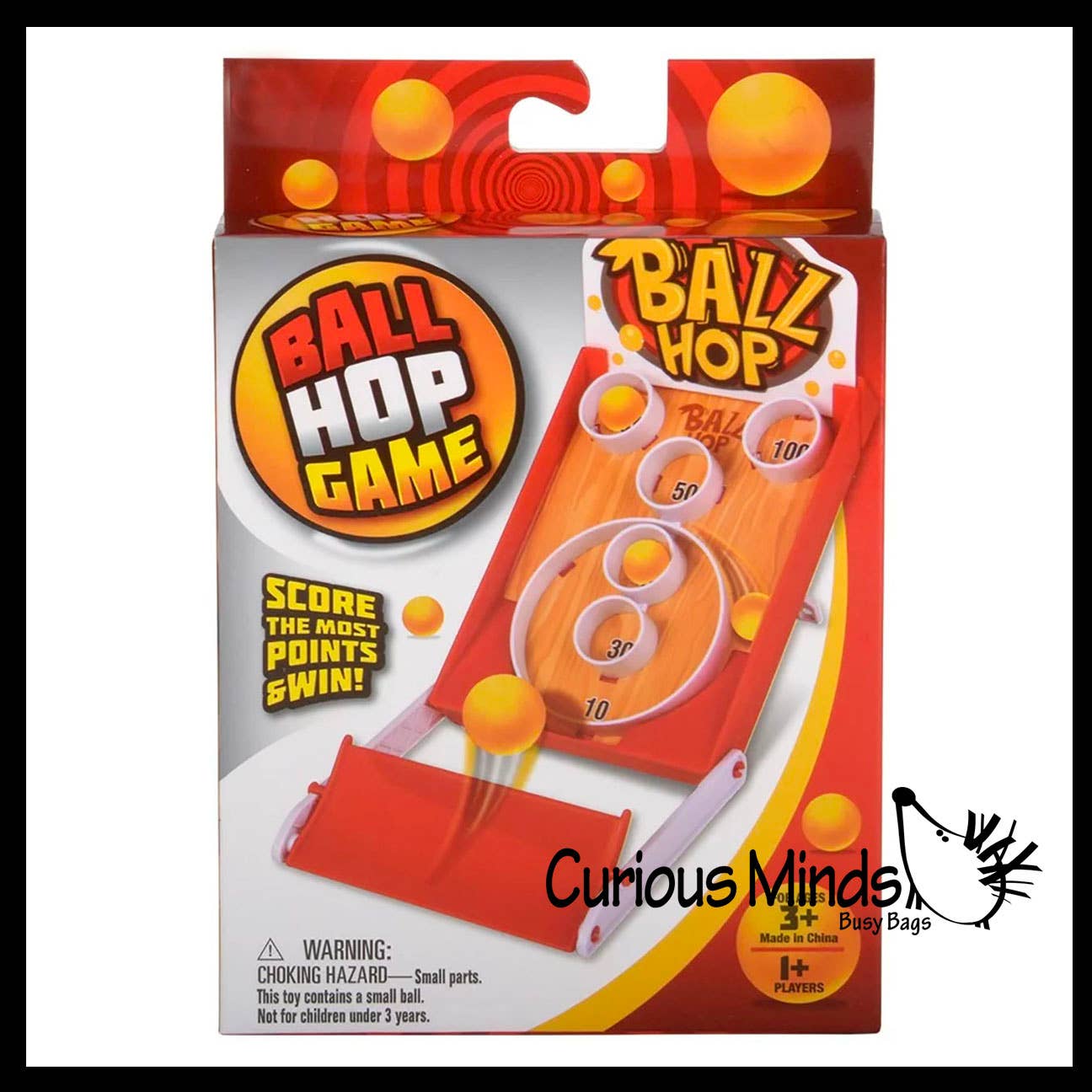 Curious Minds Toys - Wholesale Board Game - Mini Arcade Ball Toss Tabletop Sports Game - Launch Balls in3