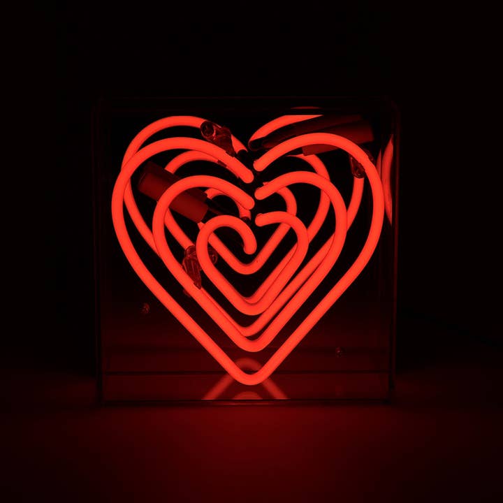 Locomocean - Wholesale Neon Sign - 'Heart' Mini Acrylic Box Neon Light