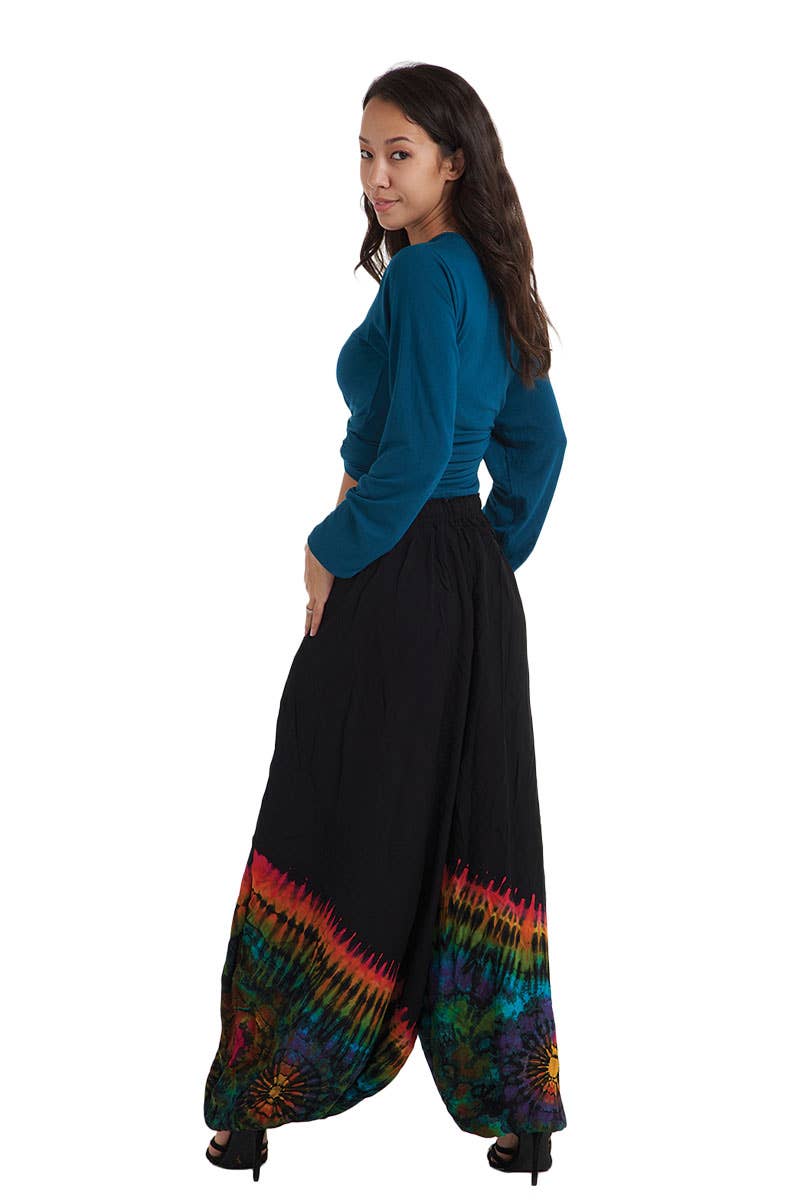Kathmandu Imports – Calças - Mulher por atacado – Calças Harem Tie-Dye (TH-1334)1