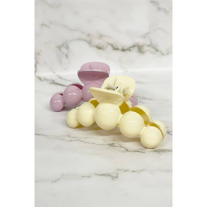 Large Color Pearl Hair Claw Clips for wholesale on Faire
