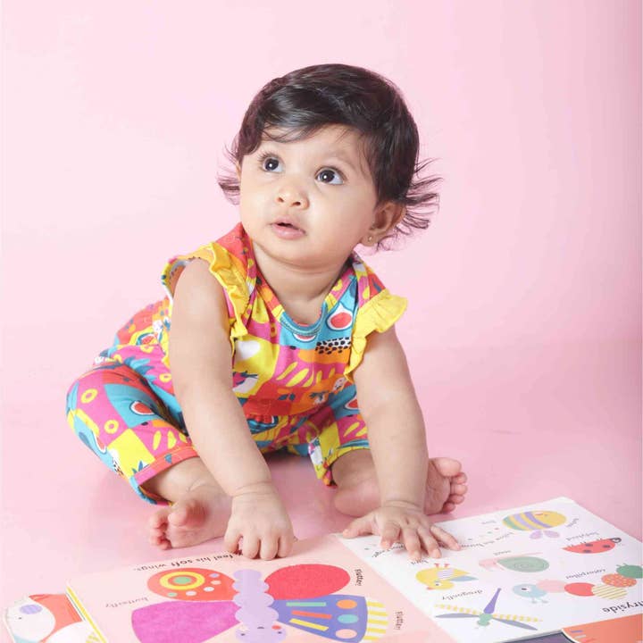 Frill Romper - Mixed Fruit for wholesale by Ola! Otter