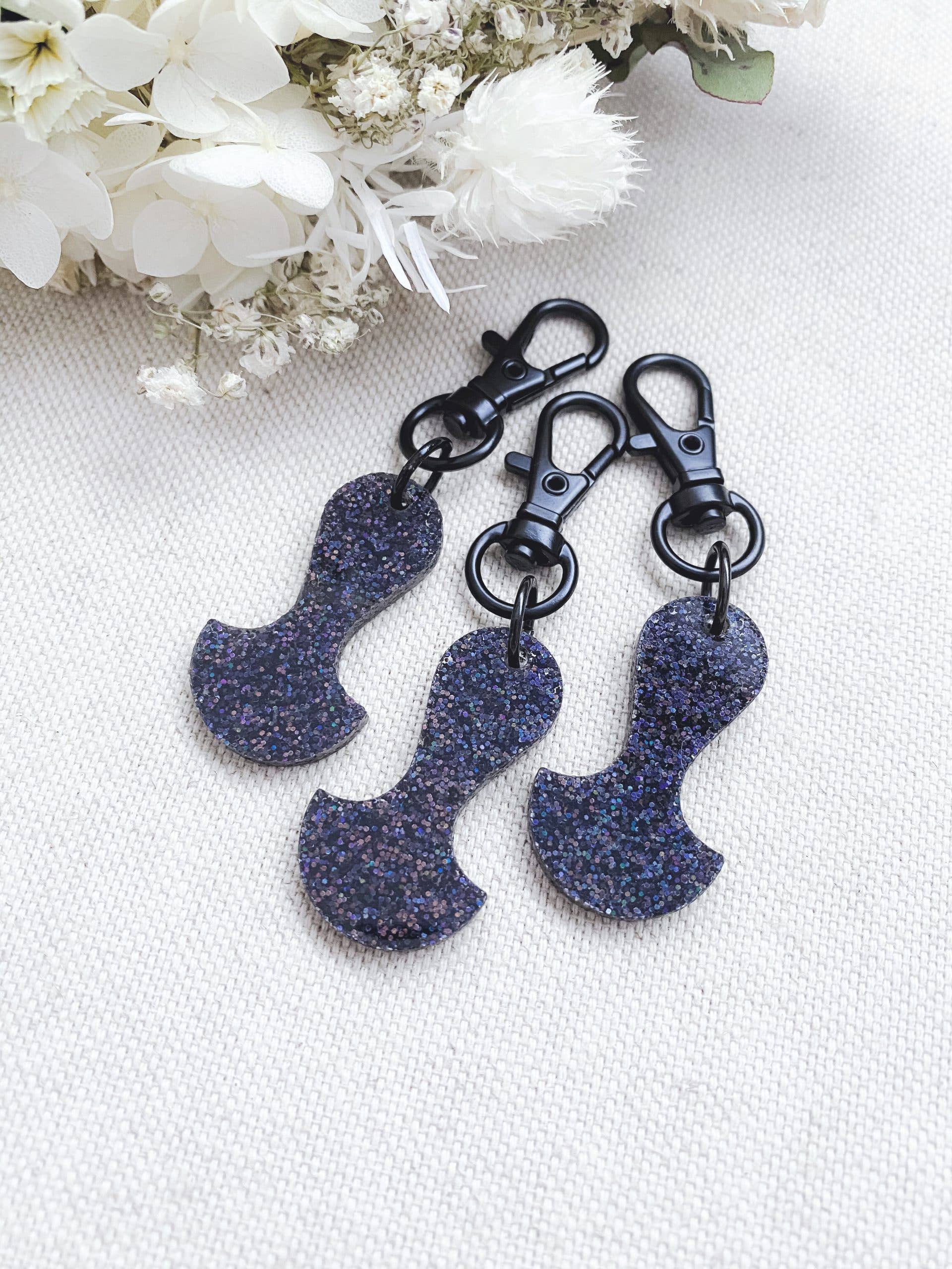 Chuckle & Wood - Wholesale Keychain – Women's - Trolley Tokens - Glitter16