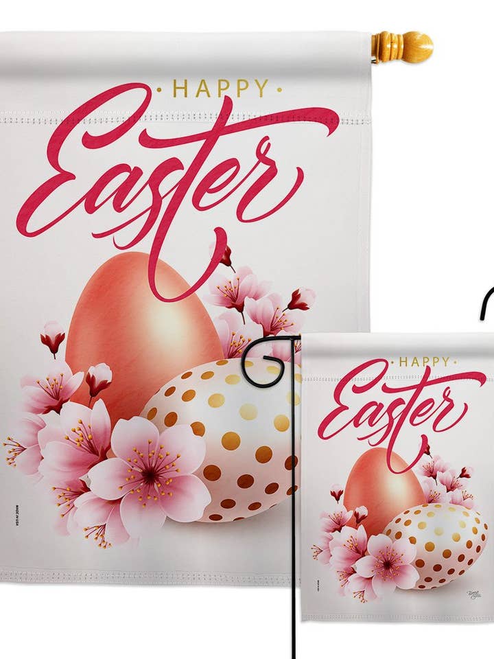 Påsk Blommande Vår Blommig Dekor Flagga för wholesale av Two Group Flag Co