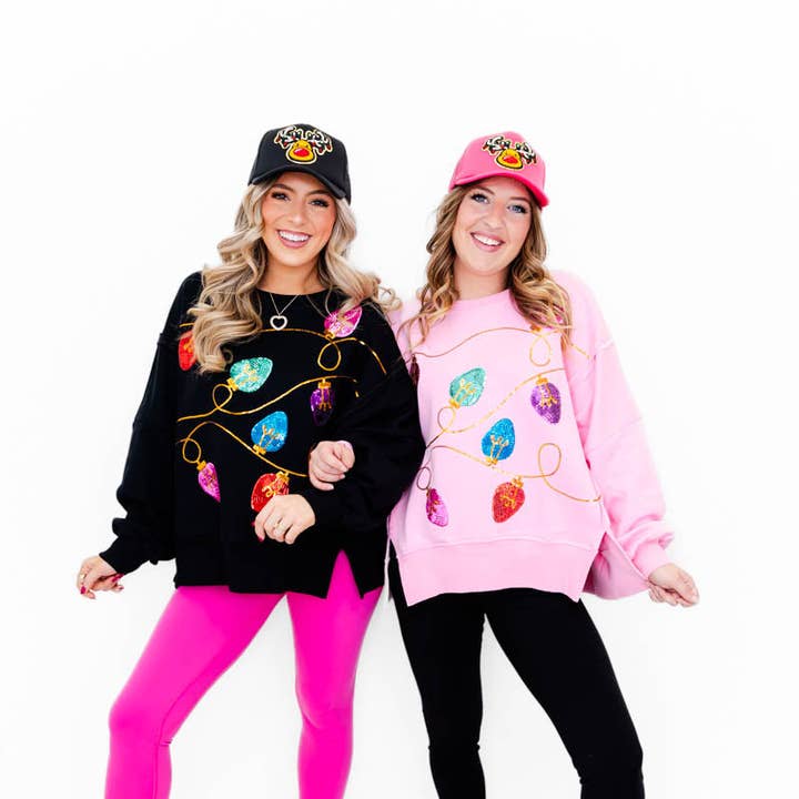 All Knotted Up Sequin Lights Oversized Top and other Purchase Wholesale large sequins. Free Returns & Net 60 Terms on Faire trending on Faire.