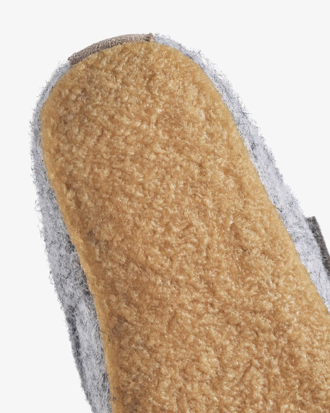 The Cozy Sheep – Großhandel Hausschuhe – Kinder – Kinder-Hausschuhe aus Filz mit Krepsohle – Kinder (Hellgrau)10