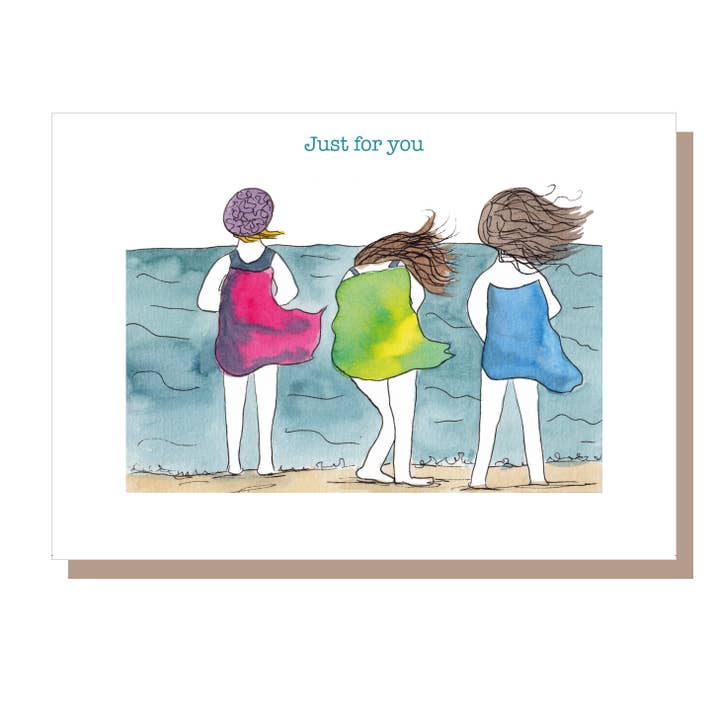 Just for You (Halte Dein Handtuch Fest) für den Großhandel von Irish Greeting Cards by Catherine Dunne