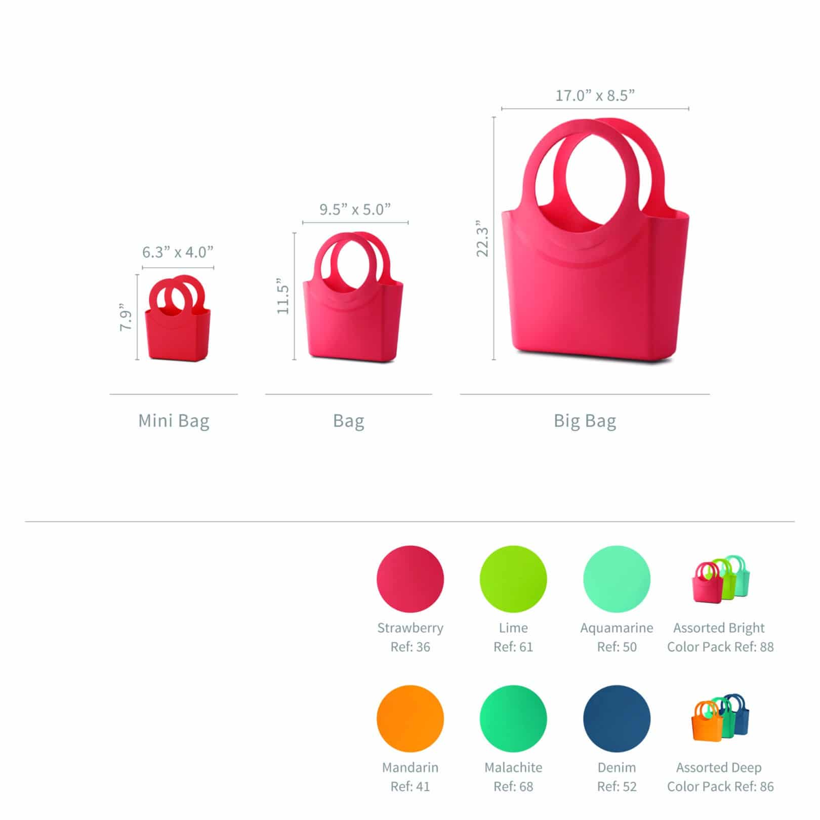 Crescent Garden - Wholesale Storage Bag - Gabrielle Washable Multipurpose Utility Bags - Made in Italy10