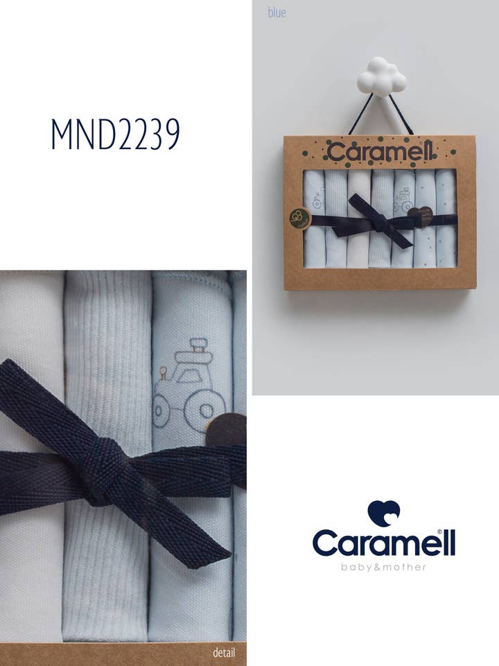 Baby Mouth Cloth (7-Piece) - First Car for wholesale by Caramell