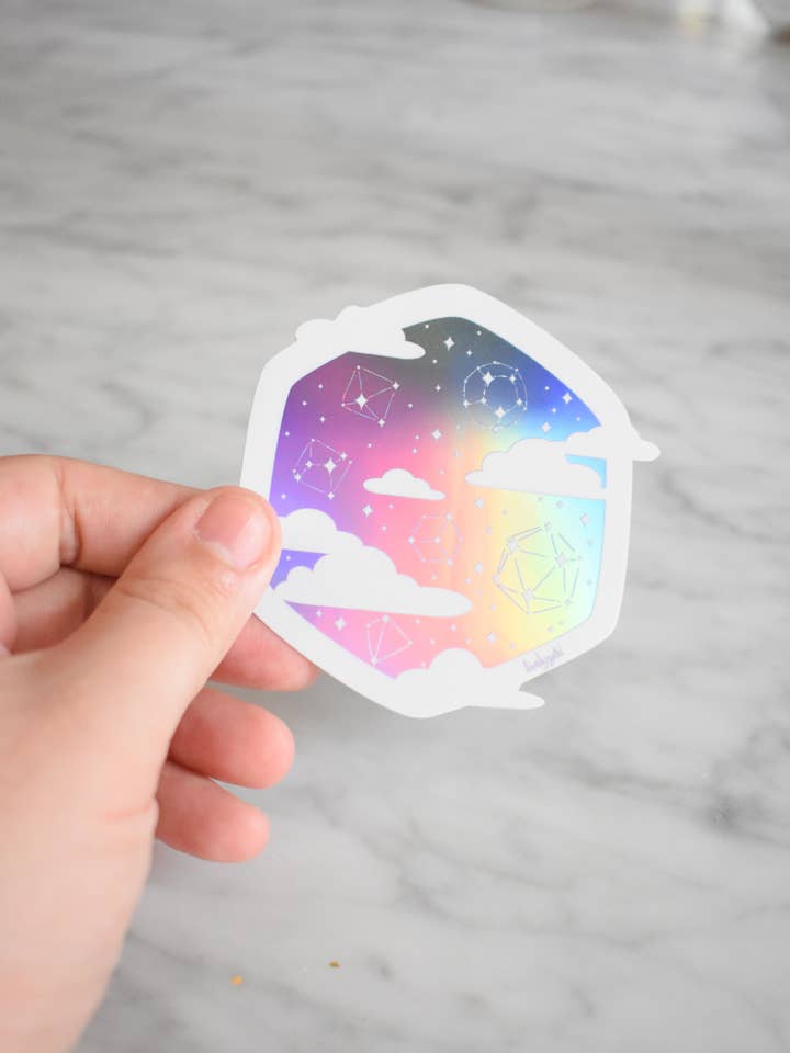 Adesivo olografico in vinile Your Lucky Stars per la vendita all'ingrosso da parte di livelygold