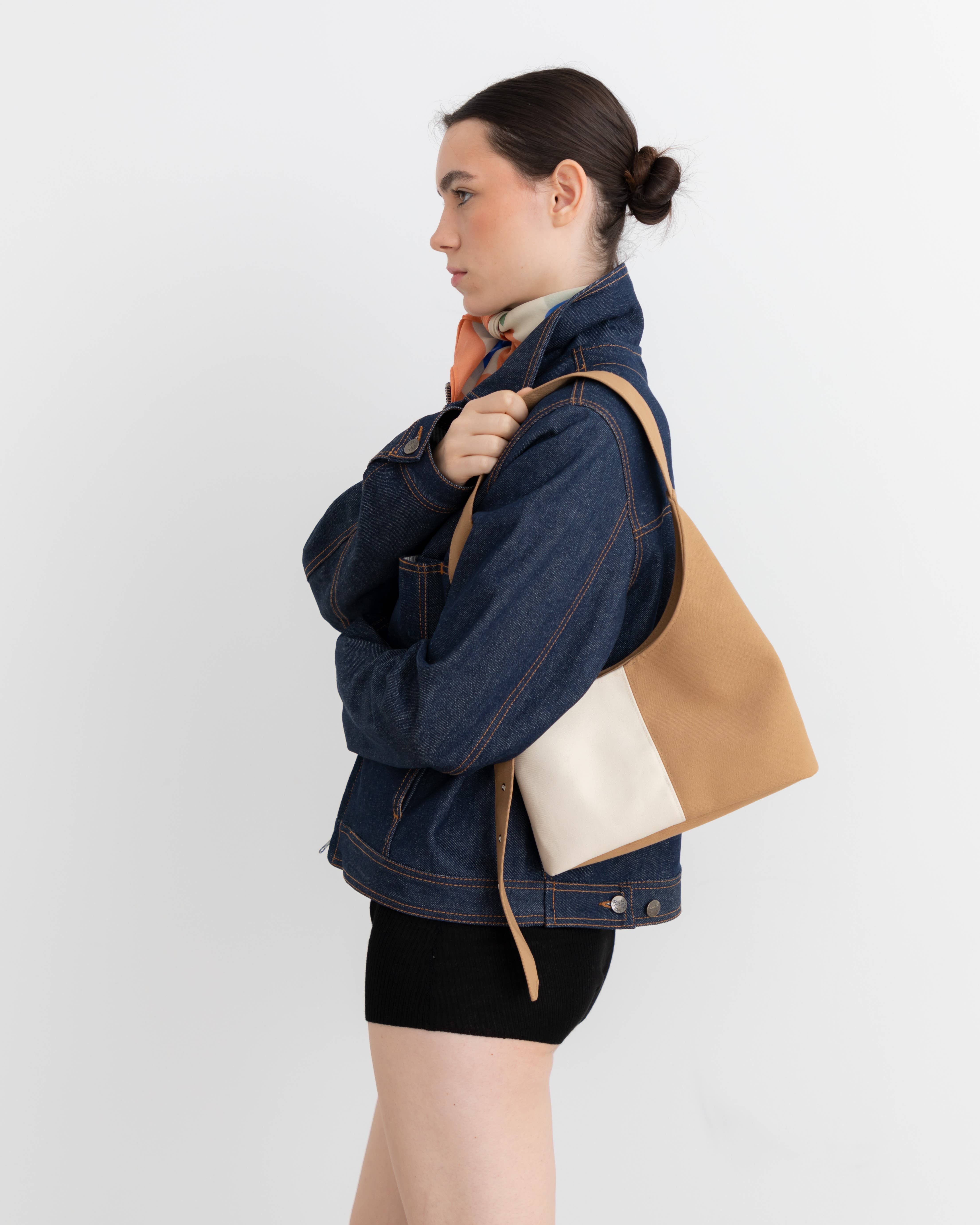 Reliée Studio - Vente Sac à bandoulière – femme - Sac asymétrique bicolore Simona3