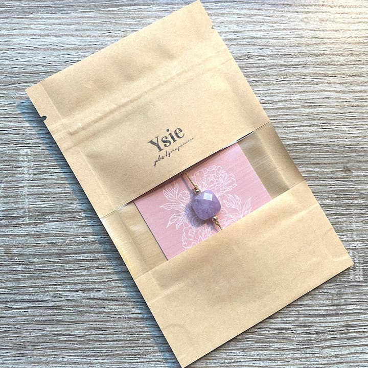 YSIE – Großhandel Perlenarmband – Mia quadratisches Natursteinarmband6