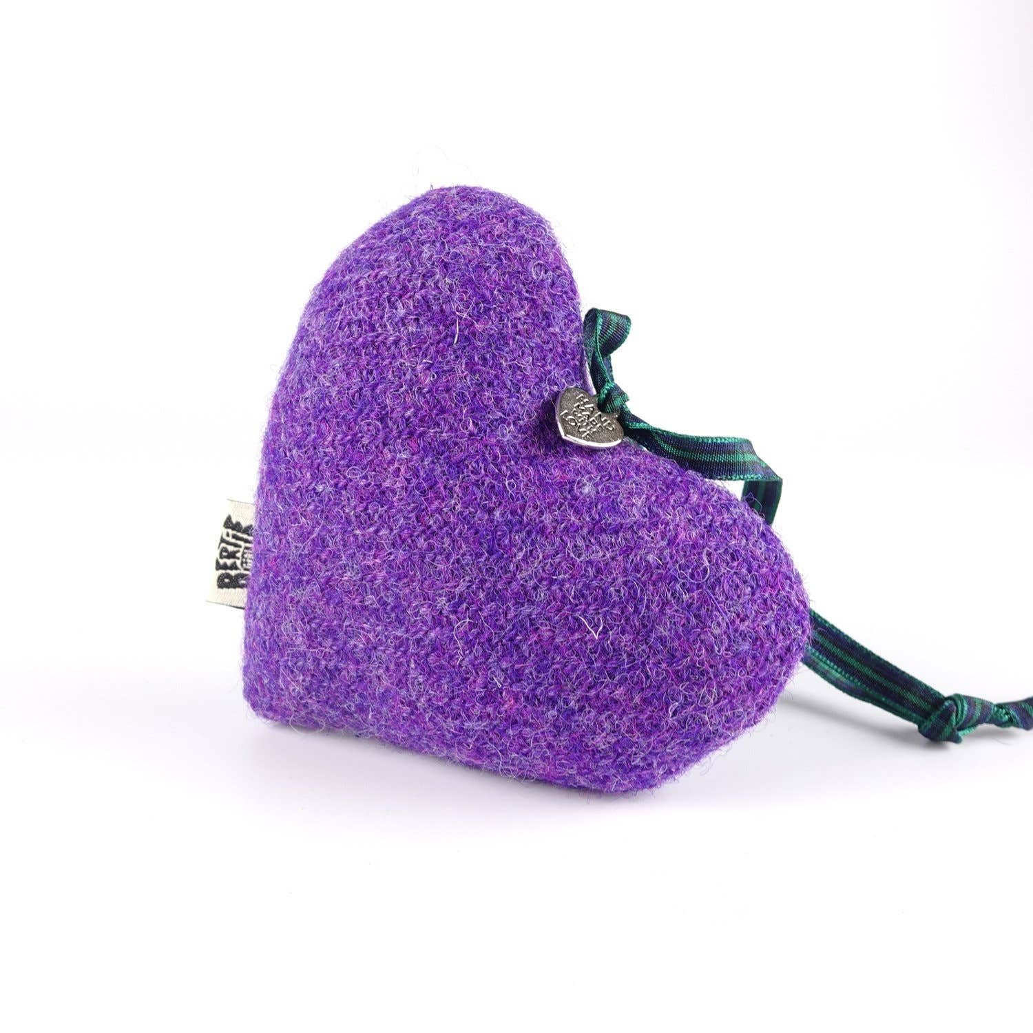 Bertie Girl – wholesale Ornament – Muckle Heart - Purple2
