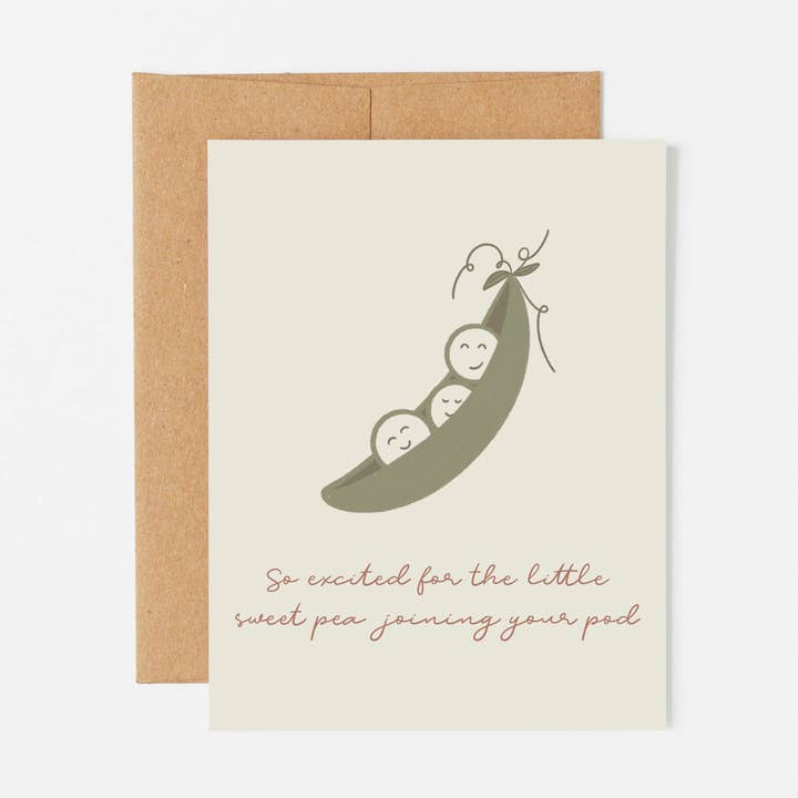 Sweet Pea Card voor wholesale door Lucky Penny Goods
