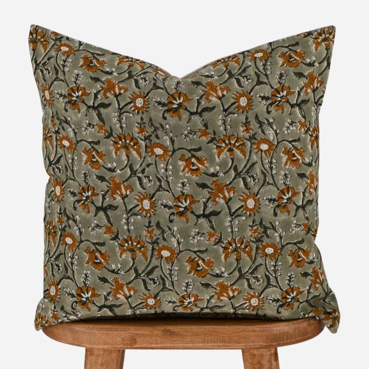 Rita Blok Print Pudebetræk for engroshandel hos Thread To Form