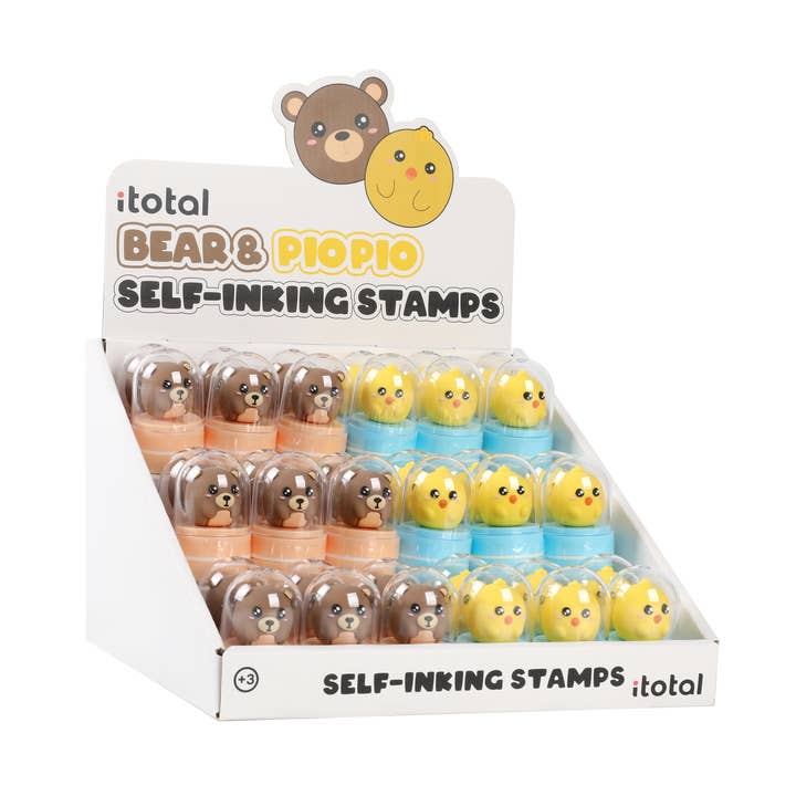 Bear & Pio Stempel Pio - Display 36 Stück für den Großhandel von I-Total, I-Drink