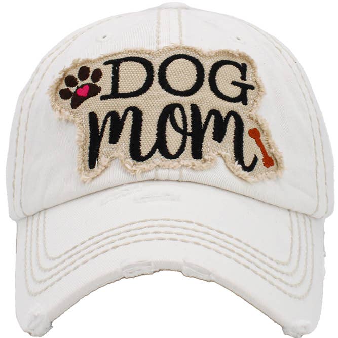Hana – wholesale Baseballkeps - Dam – DOG MOM keps med vintagepatch och sliten look31
