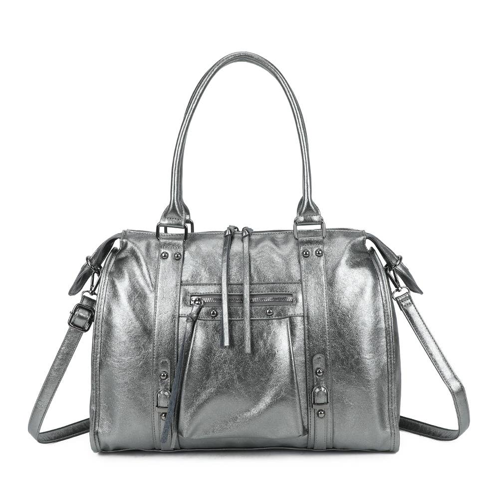 Gallantry - Wholesale Top Handle Bag - Women's - Skyla Metallic Large(R-1979-5)16