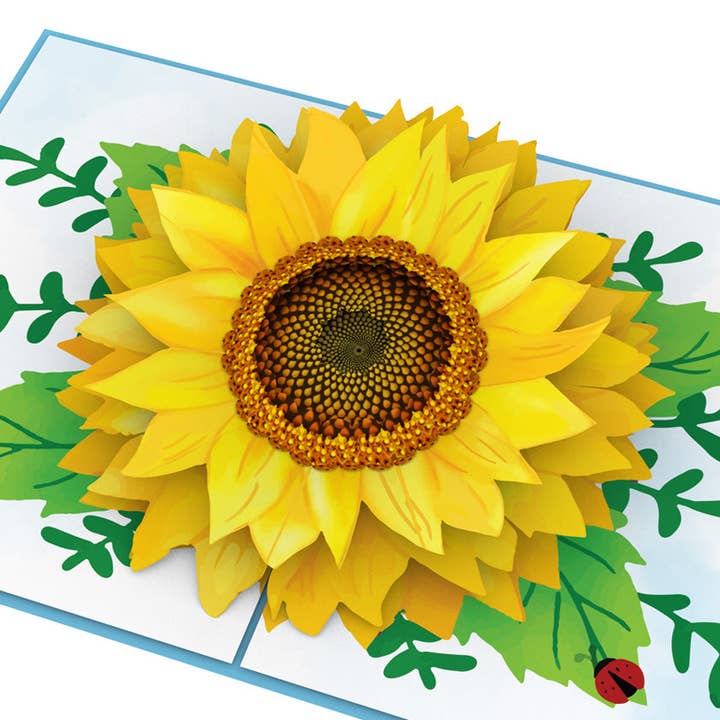 Sunflower Pop up card - Pop up card for Mother's Day for wholesale by Unipop Cards, LLC