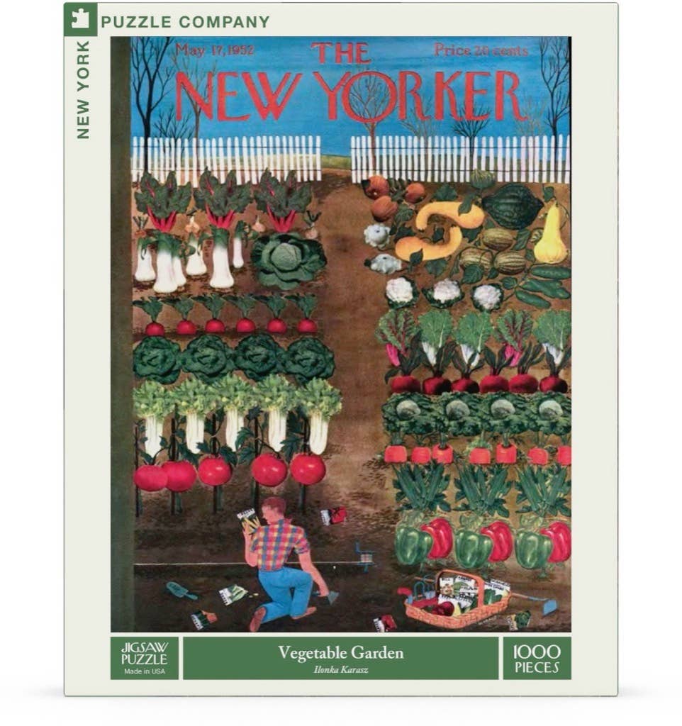 New York Puzzle Company - Wholesale Puzzle - Adult - Vegetable Garden - 1000 Piece Jigsaw Puzzle1