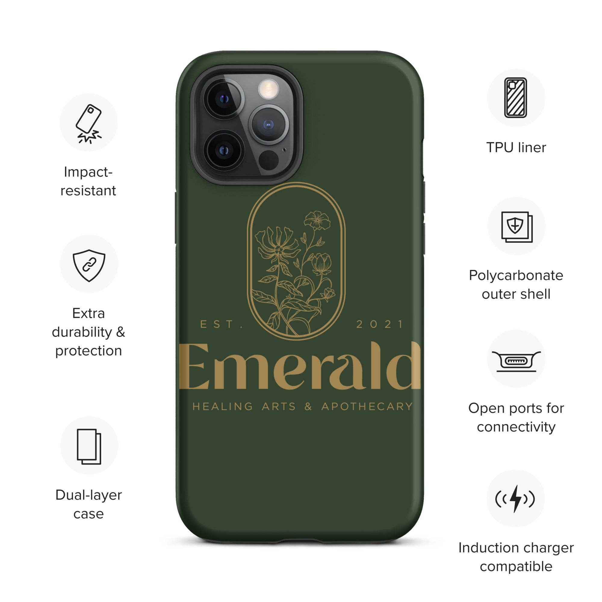 Practicality Skin & Body care - Wholesale Phone Case - Unisex - Emerald Tough iPhone case12