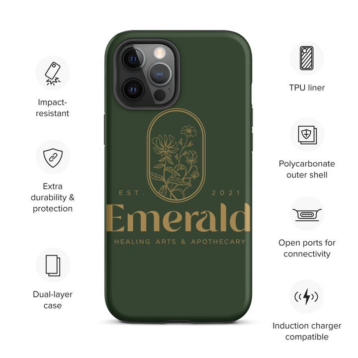 Practicality Skin & Body care - Wholesale Phone Case - Unisex - Emerald Tough iPhone case12