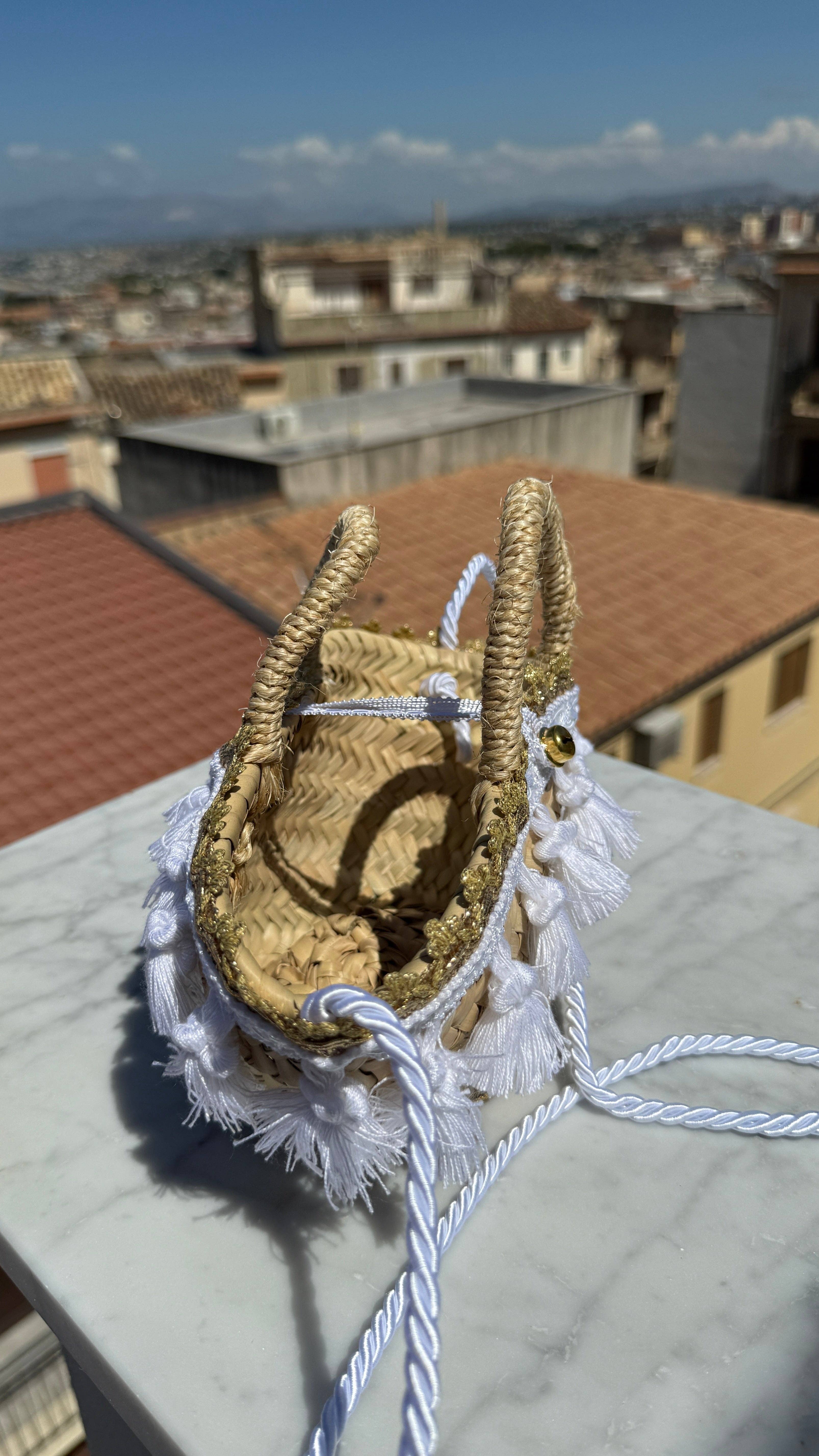 Oriana Lamarca Designs - Wholesale Beach Bag - Nica Nica Bianca Francia Sicilian Coffa6