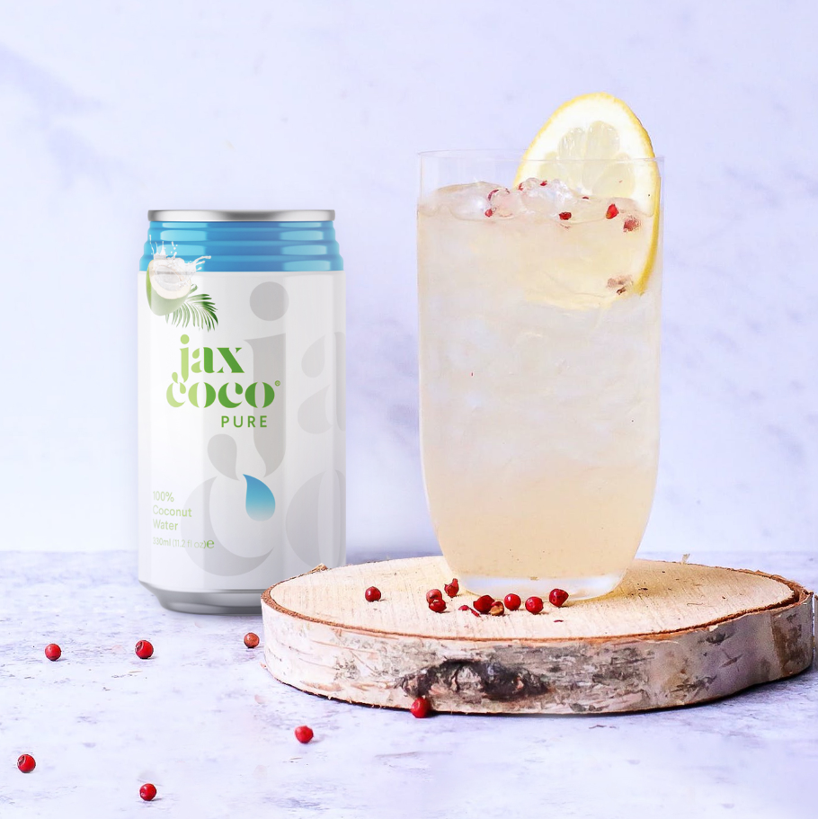 Green Heads – wholesale Smaksatt vatten (icke kolsyrat) – Jax Coco 100 % kokosvatten 330 ml1