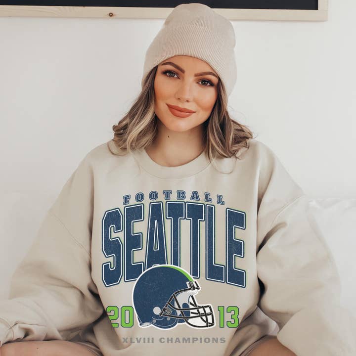 Hello Team Spirit - Wholesale Grafisch sweatshirt - Dames - Seattle Voetbal Sweater