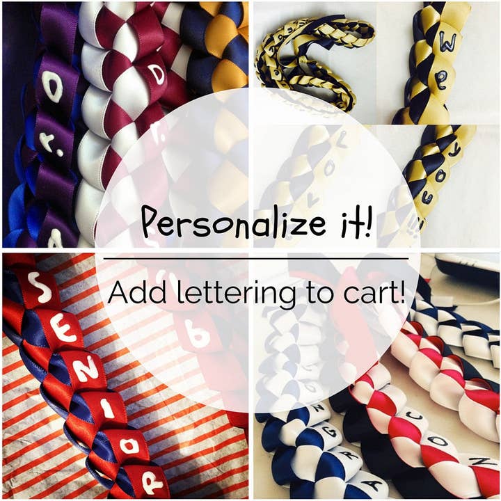 A Tangible Thought - Wholesale Woven Necklace - Ribbon Lei - Red & Yellow4