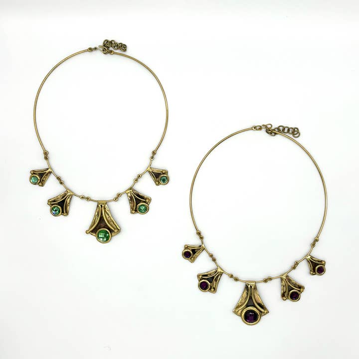 Silver Plated & Brass Necklaces for wholesale by Mondo Trading Company