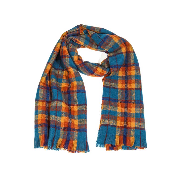 Avlång rutig rutig halsduk för wholesale av Anarchy Street