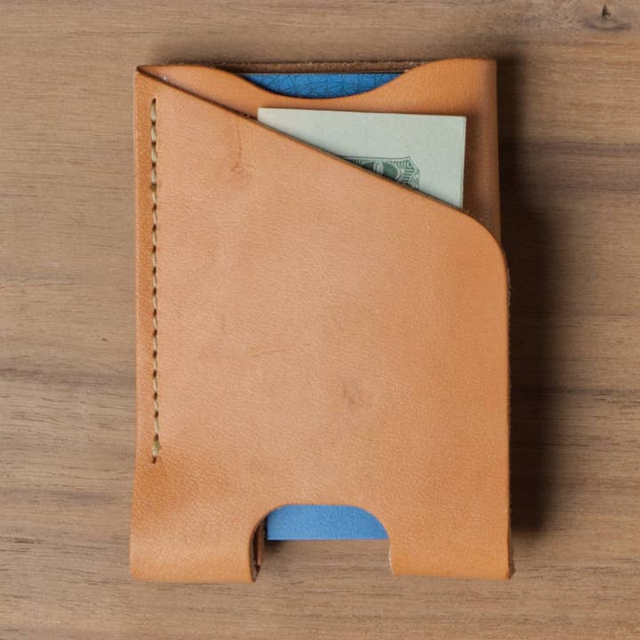 Tracy Minimalist Wallet - Russet for wholesale by Coal Creek Leather