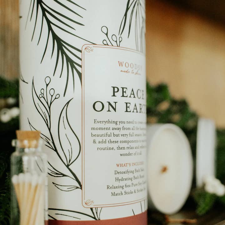 Woodsy Homelife - Wholesale Bath & Body Set - Peace On Earth- Bath Gift Set6