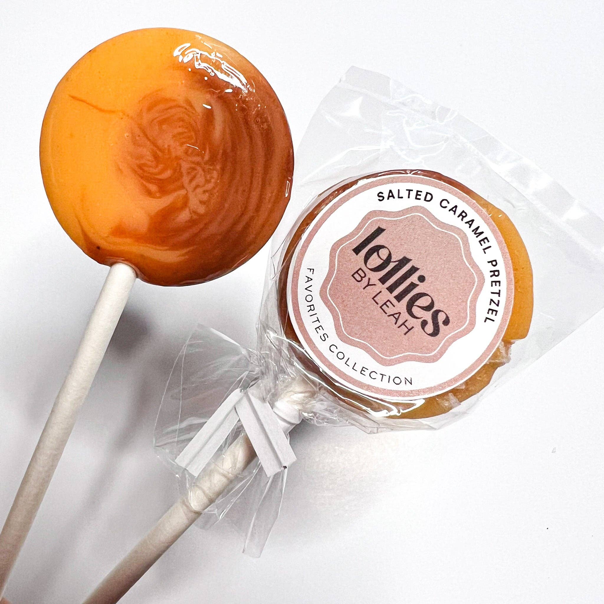 Lollies By Leah - Wholesale Lollipop - Salted Caramel Pretzel Lollipop1