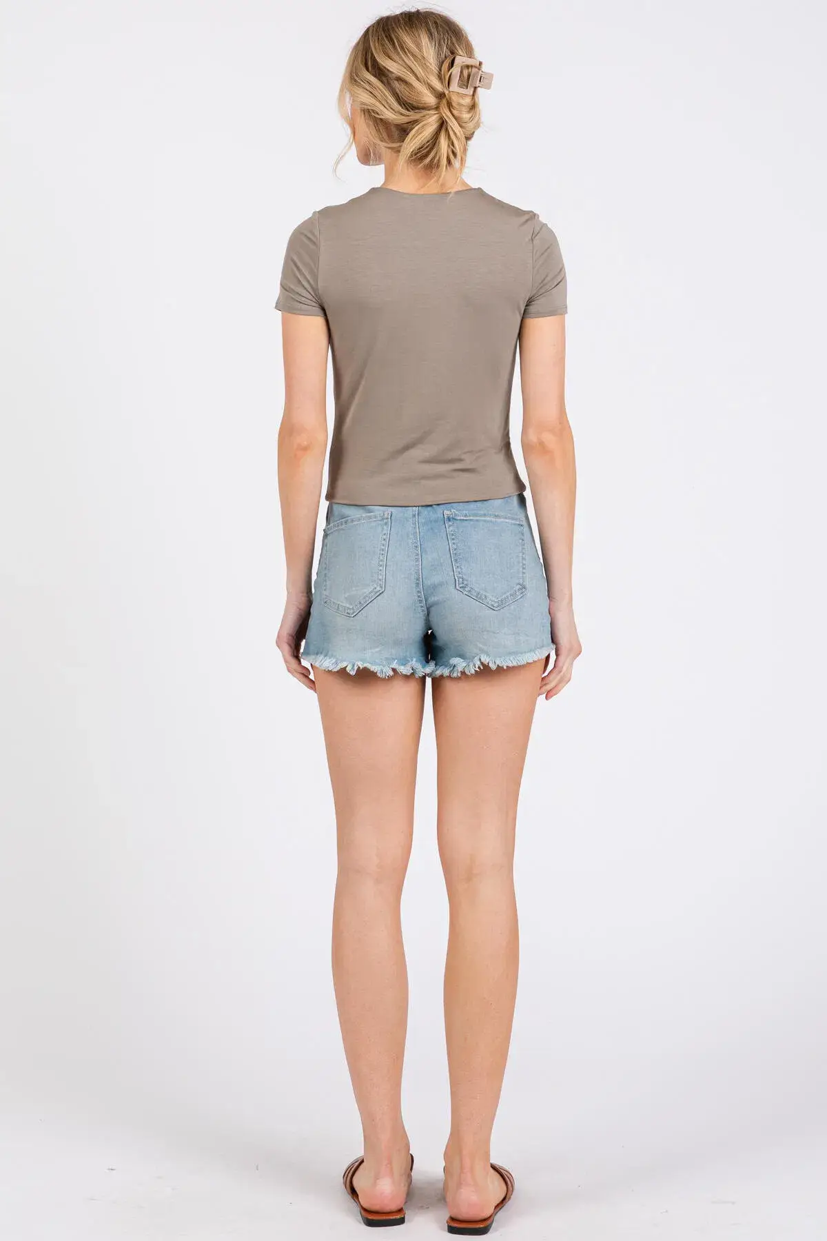 Final Touch - Wholesale Knit Top - Women's - Rayon Modal Basic Crop Top - T310738