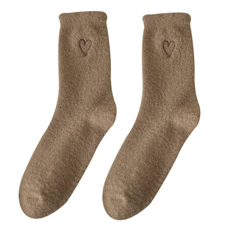 Gohobi （We cover U.S. import duties） - Wholesale Socks - Women's - Gohobi Warm Velvet Heart Socks7