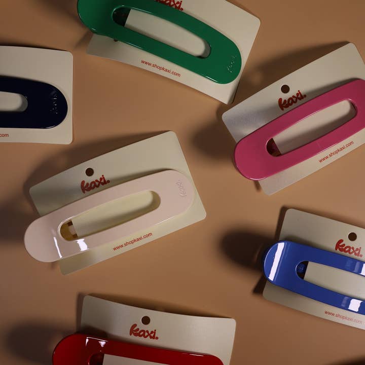 KAXI - Wholesale Hair Clip - Women's - OVERSIZED LAY DOWN CLAWS ( 33 COLORS )35