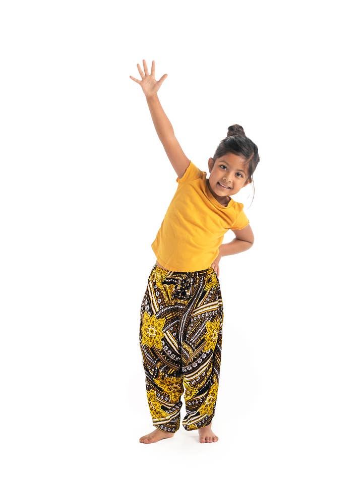 Sarouel Jakarta pour enfants pour la vente par Buddha Pants