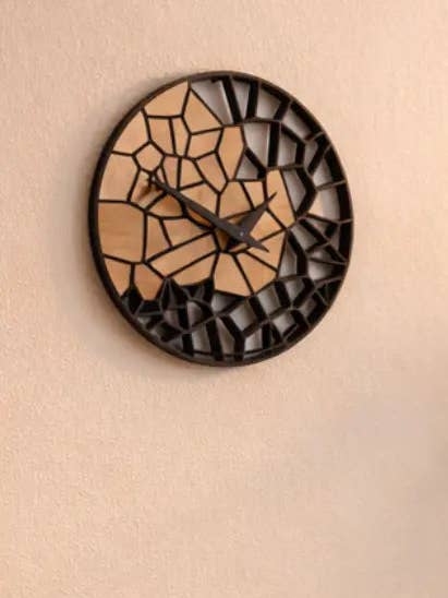 Anpassningsbar väggklocka "L'Éclat" – Skapa din färgduo – 3D-utskrift Jura för wholesale av Ben-J-3Dcrea