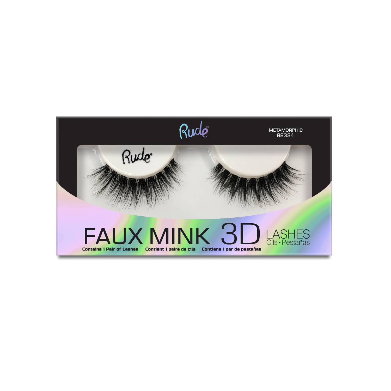 Rude Cosmetics - Wholesale False/Fake Eyelashes - Lush - Faux Mink 3D Lashes2