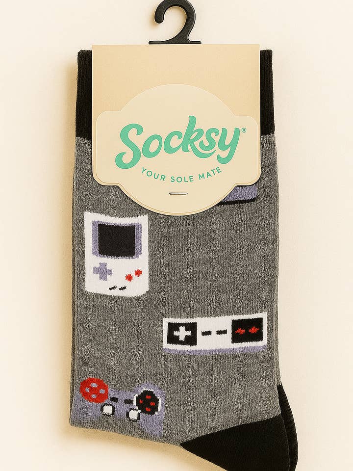 Gameboy Organic Cotton Socks for wholesale by Socksy
