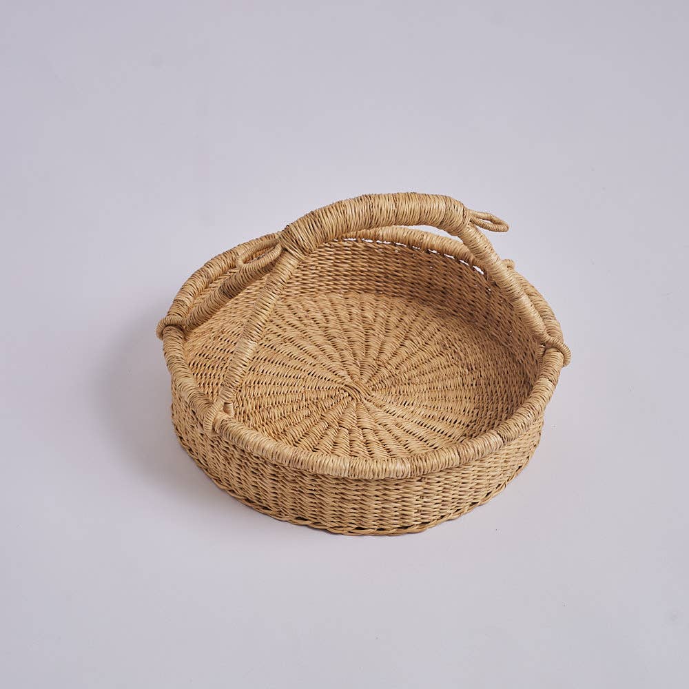 bronzeado Cestos de Colheita Artesanais para venda a revendedores na Faire3